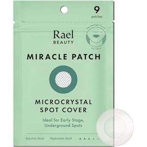 Rael Miracle Microcrystal Patch Brufoli - Per Acne Agli Inizi, Idrocolloide Pimple Patches con Olio dell'Albero del Tè, Cerotti Brufoli (9 Pezzi)