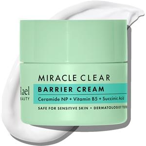 Rael Miracle Clear Barriera Crema Idratante Viso - Skincare Coreana, Anti-Brufoli, Leggero Oil Free, Pelle Sensibile Grassa e con Tendenza Acneica, Acido Succinico & Vitamin B5 Panthenol (53ml)