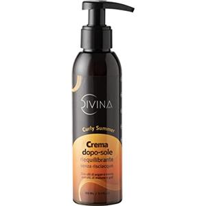 DIVINA BLK Crema dopo-sole riequilibrante per capelli mossi, ricci, super ricci, afro Curly Summer di DIVINA BLK con olii di argan e cocco, estratti di melone e goji (150ml)