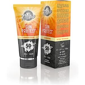 Believa Tattoo Crema Solare per Tatuaggi - Fattore di Protezione 50+ (UVB +50 - UVA +95) 100ml