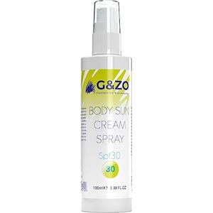 G&ZO Body Sun Cream Spray, crema solare corpo 2 livelli di protezione 30+ 50+ flacone 100ml spray no gas (SPF 30+)