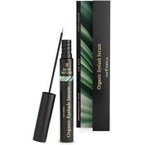 SatinNaturel Siero Ciglia Allungante con Aloe Vera e Peptidi 5ml, Siero Sopracciglia Ricrescita Rapida - Siero Allungante Ciglia - Siero per Ciglia Crescita Ciglia - Lash Serum by Satin Naturel