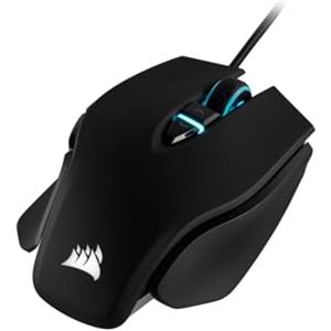 Corsair M65 ELITE RGB Ottico FPS Mouse Gaming, 18000 DPI Ottico Sensore, Retroilluminazione a RGB LED, Sistema di Regolazione del Peso, Nero