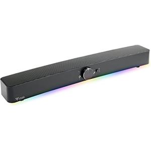 Itek Gaming Soundbar S100 illuminazione RGB, BlueTooth, Jack 2x3.5mm con Uscita Mic e Cuffie