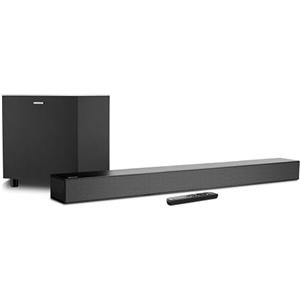 MEDION Dolby Atmos Soundbar S61022 (3.1, 3x 20 W + 60 W, wireless subwoofer, Bluetooth 5.3, HDMI eARC CEC, ingresso ottico, AUX, telecomando)