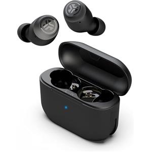 JLab Go Air Pop Cuffie Bluetooth In Ear Piccole, Auricolari Senza Fili, 32H+ di Autonomia, IPX4 True Wireless Earbuds con Suono Personalizzabile EQ3, Custodia Ricarica, Nero