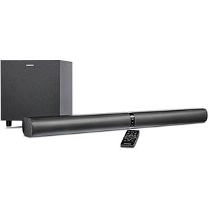 MEDION Convertible Bluetooth 2.1 TV Soundbar con Subwoofer senza fili P64150 (2x 30 W + 60 W, HDMI ARC con CEC, AUX, ingresso ottico, MD 45001)