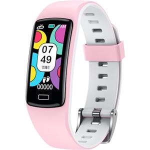 Cantaos Orologio Smartwatch Fitness Tracker Impermeabile: Smart Watch Bambini Bambino Bambina Ragazzo per Contapassi Sport Calorie Sanguigna Pressione Cardiofrequenzimetro Esercizio Compatibile Android iOS