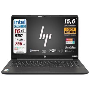 HP Notebook 250 g9, core i5, ram 16Gb, sshd da 756 gb, 15.6