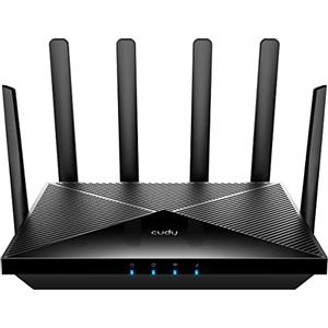 Cudy Router 4G+ LTE Cat.6 300 Mbps WiFi AC 1200 Mbps, Qualcomm Chipset, 4 x SMA per Antenna Estern, Dual SIM, Dual Band AC1200, 4 porte Gigabit, OpenVPN, WireGuard, Blocco banda, TTL, a comando