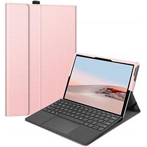 FINTIE Custodia per Microsoft Surface Go 4 (2023) / Go 3 (2021) / Go 2 (2020) / Go (2018) 10 Pollici Tablet, [Multi-angli] Cover Protettivo Case, Compatibile con Tastiera Type Cover, Oro Rose