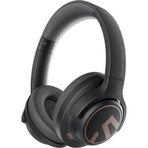 Soundpeats Space Cuffie Wireless con Riduzione attiva del rumore, Cuffie Bluetooth 5.3 over ear ANC, 123 ore di riproduzione, Driver da 40 mm,Connessione Multipoint,ENC,Modalità di gioco