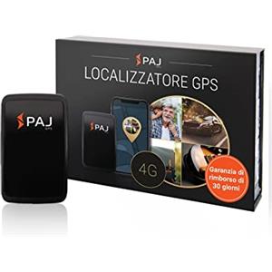 PAJ GPS - ALLROUND Finder 4G - Localizzatore GPS Tracker per Auto, Oggetti, Valige, Persone, Bambini e Anziani, Durata della Batteria fino a 40 Giorni in Modalità Standby, Localizzatore tramite App