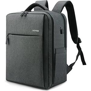 HOMIEE Zaino Uomo Viaggio Aereo Bagaglio a Mano 40X30X20 per PC Portatile Zaino Porta PC 15.6 Pollici con Caricatore USB Zaino Ufficio Laptop Zaini Lavoro per Universita Scuola