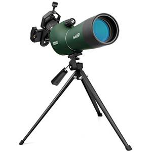 Svbony SV28 Cannocchiale, 20-60x60 Telescopio Spotting Scope, FMC Ottica Bak4 Prisma Cannocchiale con Adattatore Telefonico Treppiedi per Birdwatching, Tiro a segno, Tiro con Arco, Caccia