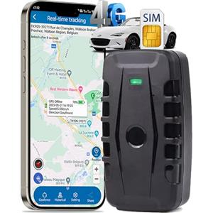 Zeerkeer 4G Localizzatore GPS per Auto/Veicoli/Moto/Flotta con App Gratuita 4G GPS Tracker Tracciatore di Posizione GPS Satellitare e Magnete Impermeabile Anti-perso Geo-Fence Alarm GPS Tracking Spia 20000mAh