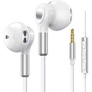 BENEWY Cuffie Auricolari In Ear con Filo con Microfono,Cuffie Magnetici Sport,Cuffiette con Filo e Controllo del Volume,stereo e audio Hi-Fi Auricolari per Samsung,LG,Xiaomi,Huawei etc Jack da 3,5 mm