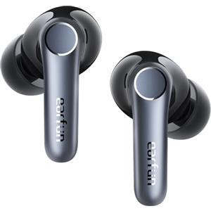 EarFun Air Pro 4 Adaptive Hybrid Noise Canceling Wireless Earbuds, Qualcomm Snapdragon Sound, aptX™ Lossless, 6 microfoni AI CVC 8.0 Chiamata, LDAC Hi-Res Audio, 52H Tempo di riproduzione, Bluetooth