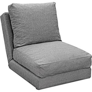 EVERGREENWEB MATERASSI & BEDS EVERGREENWEB - Divano Letto Futon - Divano Letto Tatami allungabile - Poltrona Letto - Divano 1 posto da Pavimento con Schienale Regolabile con Comodo cuscino - Materasso singolo Colore Grigio | HOSHI