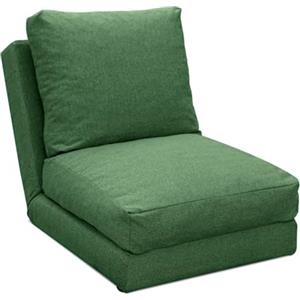 EVERGREENWEB MATERASSI & BEDS EVERGREENWEB - Divano Letto Futon - Divano Letto Tatami allungabile - Poltrona Letto - Divano 1 posto da Pavimento con Schienale Regolabile con Comodo cuscino - Materasso singolo Colore Verde| HOSHI