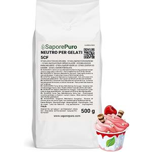 SaporePuro NEUTRO STABILIZZANTE per gelati e sorbetti 500 gr