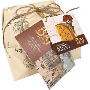 BAJ 1768 - Panettone antica Milano - Ricetta tradizionale 1 kg - Con libretto storico