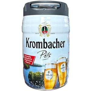 Generico Krombacher Pils Fustino Birra da 5 litri Utilizzabile Senza Impianto