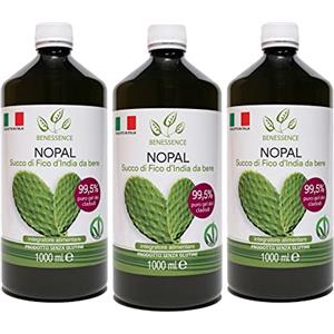 Benessence - Succo di Fico d'India da bere al 99,5% -Nopal - Equilibra il peso corporeo - 3L