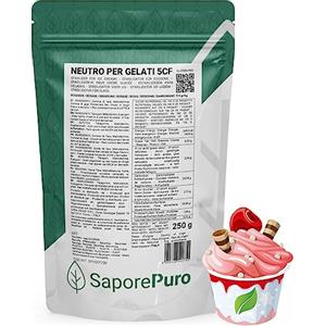 SaporePuro NEUTRO STABILIZZANTE per gelati e sorbetti 250 gr