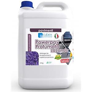 cubex professional Detergente detersivo superconcentrato al Profumo di Lavanda per Pavimenti Power PAV 4X5 kg