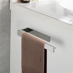 Lolypot Portasciugamani da parete Portasalviette senza foratura acciaio inox autoadesivo cromato bagno da Porta Asciugamano Accessori per il Bagno