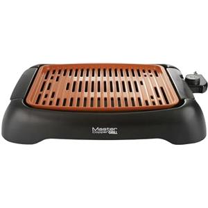 SG ELECTRONICS SG, Griglia Elettrica Antifumo Master, 1250 W, Griglia No Fumo Carne Pesce e Verdure Grigliate, Cucina Barbecue, Griglia Elettrica Rame