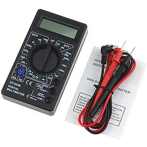 Terryshop74 Dt830B Multimetro Digitale AC/dc LCD 750 / 1000V voltmetro amperometro Ohm Tester