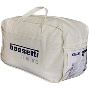 Bassetti 100% Piumino Invernale PIUMONE 100% Piumino Plus D' Oca Bianca Vergine Letto Matrimoniale 2 Due PIAZZE CM 250 x 200