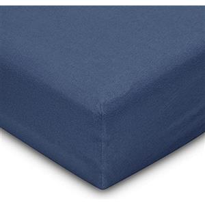 Flowen Lenzuola Matrimoniali con Angoli 160x200 cm Blu Navy in Microfibra per Letto con Materasso fino a 30cm Tessuto Anti-Acaro e Ipoallergenico di Alta Qualità Morbido e Lavabile in Lavatrice