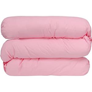 baby idea Cuscino Allattamento Multiuso Cilindrico Nido per Il Letto Sfoderabile Made in Italy (Rosa)