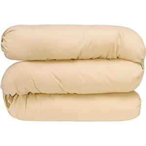 baby idea Cuscino Allattamento Multiuso Cilindrico Nido per Il Letto Sfoderabile Made in Italy (Beige)