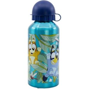 My sweety pop - Borraccia - Alluminio - Per bambini - Presepe - Scuola - Vacanze - Pasti - 17,5 cm - 400 ml - Idratazione - Idea Regalo - Bluey - Blu - per ragazzo