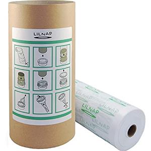 LILNAP - ECO Ricarica Mangiapannolini Multistrato leggermente Profumata compatibile con Sangenic, Angelcare Maialino Foppapedretti, (200m + tubo)