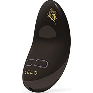 LELO NEA 3 Piccolo Massaggiatore Femminile Stimolatore Clitorideo Femminile Vibratore Donna Mini Vibratore Vibratori a Proiettile per Donne con 10 Modalità di Piacere, Pitch Black