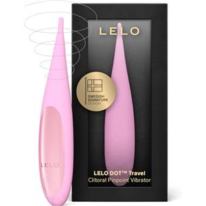 LELO DOT Travel Mini Vibratore Clitorideo Femminile Stimolatore Clitorideo Compatto con Movimento a Otto e 8 Modalità di Piacere (Pink)