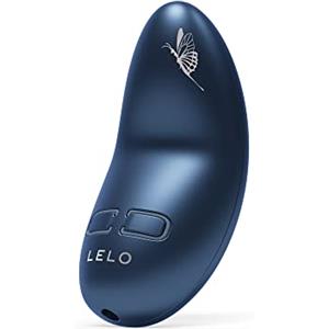 LELO NEA 3 Piccolo Massaggiatore Femminile Stimolatore Clitorideo Femminile Vibratore Donna Mini Vibratore Vibratori a Proiettile per Donne con 10 Modalità di Piacere e Intensità Variabile, Alien Blue