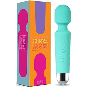 Oliver James Vibratore Sessuale per Donna - Massaggiante Personale Con 8 Velocità e 20 Modalità - Stimolatore Punto G - Dildo vibrante, Vibratorepunto squirt, Giocattoli Sessuali - Oliver James (Verde)