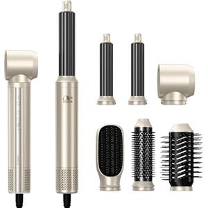 UKLISS Air Styler 6 in 1, 110000 giri/min, spazzola ad aria calda, set con spazzola termica, asciugacapelli agli ioni, ferro arricciacapelli automatico, spazzola lisciante, asciugacapelli, arricciacapelli