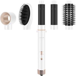 PARWIN PRO BEAUTY MaxAIR Styler, PARWIN PRO BEAUTY Set di spazzole per asciugacapelli ad aria calda, 5 in 1, ferro arricciacapelli, 5 accessori, asciugatura, levigatura, volume, riccioli, cura degli ioni, motore ad