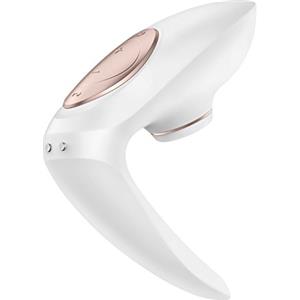 Satisfyer Pro 4 Coppie | Stimolazione con vibratore e onde di pressione | giocattoli sessuali per donna e uomo | Fallo e ventosa per la stimolazione del clitoride | silenzioso e forte