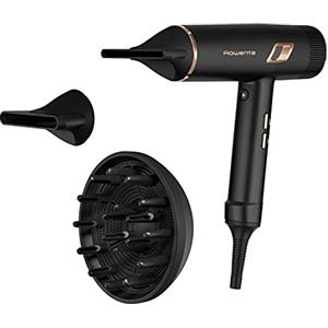 Rowenta CV9920 Asciugacapelli Ionico per Capelli 2000W, Motore a Elevato Flusso d'Aria, 9 Combinazioni di Velocità/Temperatura