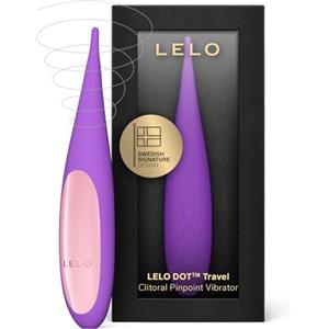 LELO DOT Travel Mini Vibratore Clitorideo Femminile Stimolatore Clitorideo Compatto con Movimento a Otto e 8 Modalità di Piacere (Purple)