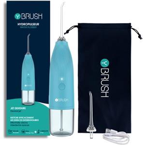 Y-Brush - Idropulsore Jet Dental - Portatile - Impermeabile - Ricaricabile - Capacità 100 ml