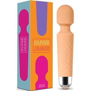 Oliver James Vibratore Sessuale per Donna - Massaggiante Personale Con 8 Velocità e 20 Modalità - Stimolatore Punto G - Dildo vibrante, Vibratorepunto squirt, Giocattoli Sessuali - Oliver James (Pesca)